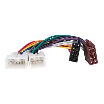 1 шт. Адаптер жгута проводов для стереоразъема ISO, штекер ткацкого кабеля и аксессуары для проводки