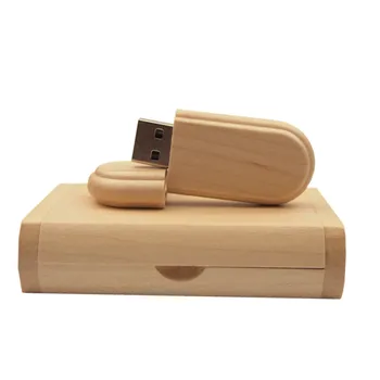 (10 бесплатных пользовательских логотипов) Деревянный USB + коробка флеш-накопитель 8 ГБ 16 гб 32 гб usb флэш-накопитель Memory Stick ЛОГОТИП клиента свадебные подарки