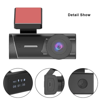 1080P HD WIFI Dash Cam Мини-Камера DVR Рекордер с Углом Обзора 120 Градусов Регистратор Данных Ночного Видения Парковочный Монитор с G-Датчиками