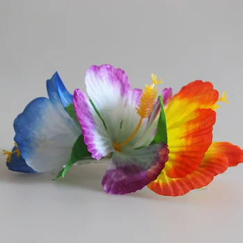 12шт Гавайские заколки для волос в виде цветка гибискуса, цветочная заколка для волос, аксессуары для волос для женщин и девочек