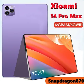2023 Tab 14 Pro Max Планшет Android 12-11 Дюймов Snapdragon 870 с IPS дисплеем Планшет 12 ГБ 512 ГБ Планшеты ПК Глобальная версия 5G Pad Pro