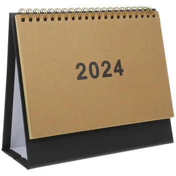 2024 Декор столешницы для настольных компьютеров Месяц учебы, Маленькие Календари, Вертикальная Офисная бумага