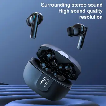 Bluetooth-совместимая гарнитура с 5.3 чипами, Иммерсивные беспроводные наушники со звуком, шумоподавляющие Bluetooth-совместимые наушники