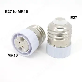 E27-MR16 E27 Лампа Держатель лампы Преобразователь мощности держатель лампы Светодиодный Адаптер Питания Резьбовое Гнездо E27 -GU5.3 G4 v