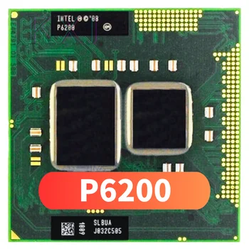 Intel Pentium P6200 SLBUA с частотой 2,1 ГГц Используется Двухъядерный Двухпоточный процессор 3M 35W Socket G1 / rPGA988A