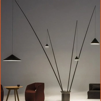 Nordic light роскошная модная лампа для рыбалки дизайнерская постмодернистская минималистская сетка комната для моделей знаменитостей гостиная индивидуальный пол