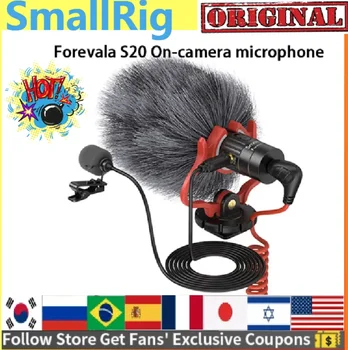 Встроенный микрофон SmallRig S20 с амортизатором, видеомикрофон, стереомикрофон для зеркальных камер для iPhone и смартфонов 3468