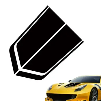 Гоночные полосы на капоте автомобиля Универсальные автомобильные графические полосы Декоративные наклейки с автомобильным рисунком Стильные наклейки на кузов автомобиля для