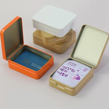 Жестяные коробки для хранения Маленькая Металлическая Коробка для хранения Ювелирных изделий Ключей Монет Коробка Для хранения Свадебных конфет Органайзер для жестяных банок ассортимент