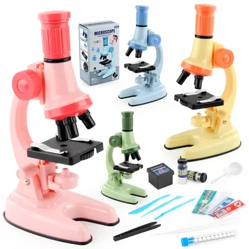 Игрушка-микроскоп 1200x, новое экспериментальное оборудование для начальной школы Sncciee и биологии, экспериментальная игрушка-микроскоп, подарок на день рождения