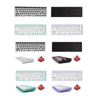 Комплект клавиатуры с горячей заменой, индивидуальный комплект механической клавиатуры, совместимый с Bluetooth
