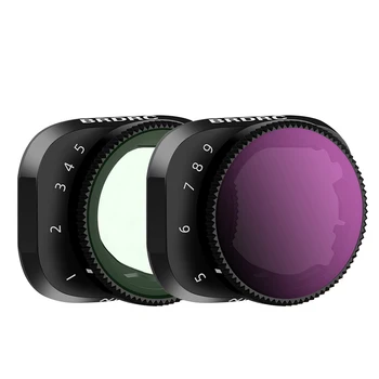 Комплект фильтров для объектива камеры, запасные части, набор фильтров с переменной ND, быстрая установка, водонепроницаемые, устойчивые к царапинам аксессуары для DJI Mini 3