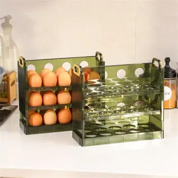 Коробки для яиц в холодильнике, Реверсивный Лоток Для хранения яиц, Боковая Дверца Бытового холодильника, Стеллаж для хранения свежих Кухонных принадлежностей
