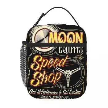 Мужская сумка для ланча Mooneyes Moon с оборудованием Speed Shop, изолированные сумки, термосумка для ланча