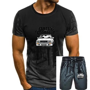 Мужская футболка в стиле ретро, футболки Car W201, уникальный дизайн, футболка из 100% хлопка с короткими рукавами и круглым вырезом, футболка Drive Classic Car