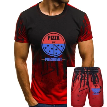 Мужская футболка с графическим рисунком Lost Gods Pizza For President, повседневная футболка