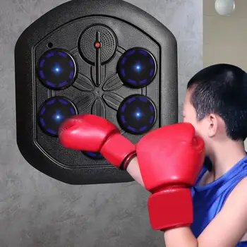 Музыкальный тренажер для бокса, перезаряжаемый со светодиодной подсветкой для фитнес-оборудования