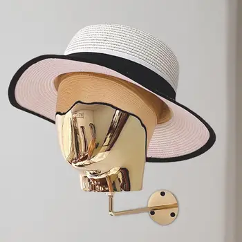 Настенная вешалка для шляп, декоративный держатель для хранения шляп для кепок в салоне красоты
