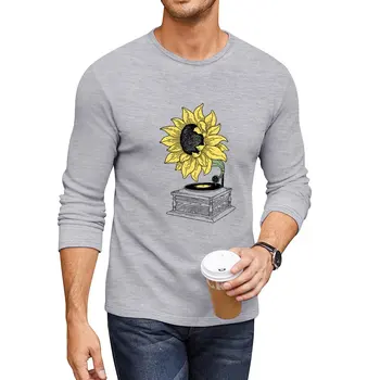 Новая длинная футболка Singing in the sun, футболки на заказ, мужские футболки, повседневные стильные футболки