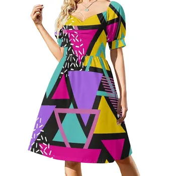 Платье Memphis Triangles, чувственное сексуальное платье для женщин, платье для вечеринки