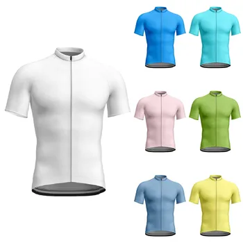 Рубашка Мужская повседневная Удобная однотонная Модный тренд, облегающий мужской летний велосипедный костюм, рейвовые плавки