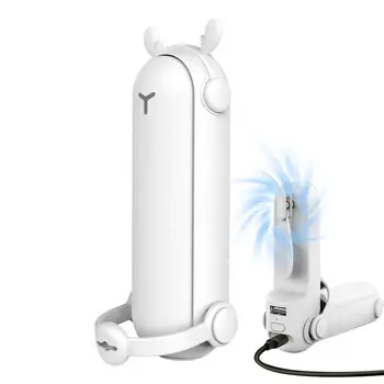 Ручной мини-вентилятор, перезаряжаемый через USB фонарик, симпатичный и забавный летний охлаждающий аксессуар для дома, кухни, школы, путешествий, кемпинга