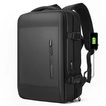 Рюкзаки CROSSTEN большой емкости объемом 40 л с возможностью расширения, USB-зарядка, 17,3-дюймовая сумка для ноутбука, водонепроницаемый рюкзак с защитой от кражи, проверенный в полетах