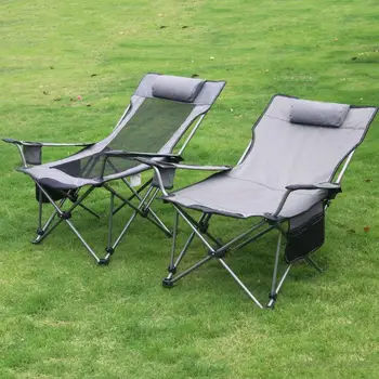 Уличная мебель Для кемпинга, складной стул с откидной спинкой, стул для рыбалки на пляже, для пикника, для домашнего офиса, кровать из ткани Оксфорд