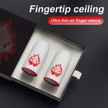 1 пара перчаток для пальцев с сенсорным экраном, чехол для пальцев, который можно стирать для мобильных игр