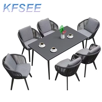 1 стол 6 стульев Kfsee Garden Красивый Обеденный Сервиз