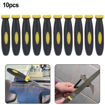 10шт Резиновые ручки для напильников Прочные принадлежности для напильников Ручные инструменты диаметром 2,36 дюйма и 3 мм Запасные части для ручек для ручных инструментов