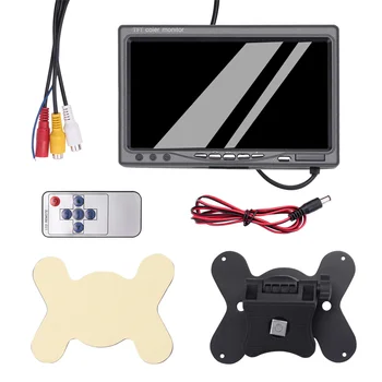 12 В-24 В 7-дюймовый цветной HD-монитор TFT LCD для автомобильного видеонаблюдения, резервная камера заднего вида, автомобильные электронные аксессуары