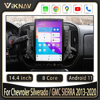 128 Г Android 11 Автомагнитола Для Chevroler Silverado/GMC SIERRA 2013-2020 Мультимедийный Плеер GPS Навигация Carplay Головное Устройство
