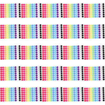 25 листов классификационных наклеек с точечными этикетками, круглые цветные наклейки в горошек для малышей, круглые этикетки