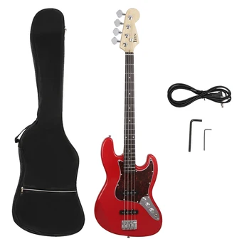 IRIN 20 Ладов 4-струнная джазовая бас-гитара с кленовым корпусом, электрическая бас-гитара с сумкой, необходимые гитарные запчасти и аксессуары