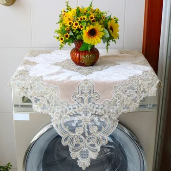 koronkowy haft obramowanie europejskie meble obrus pokrowiec na pralkę sypialnia okrągły dekoracja stołu