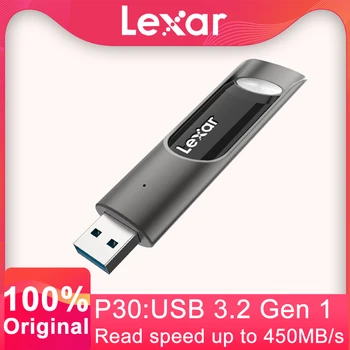 Lexar Originalr JumpDrive P30 USB 3.2 Gen 1 Для чтения 450 Мбит /с Флэш-диск 128 ГБ 256 ГБ Memory Stick USB Pen Drive 512 ГБ U Stick Для ПК