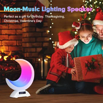 Moon Intelligent Atmosphere Light, мобильный телефон, Bluetooth-динамик, Прикроватный маленький ночник 