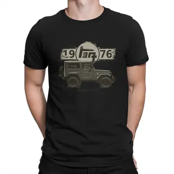 Toyota Fj 40 1976 Футболка Мужская из чистого хлопка, повседневные футболки с круглым вырезом, футболки серии Land Cruiser, одежда с коротким рукавом, летняя одежда
