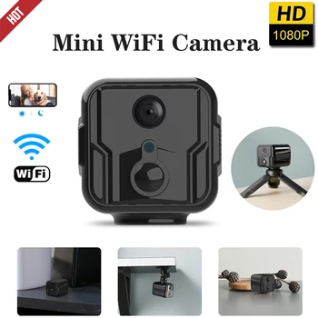 Wi-Fi Мини-камера Smart HD 1080P 140-градусная Широкоугольная веб-точка доступа P2P DV Беспроводная камера ночного видения Автомобильная камера T9