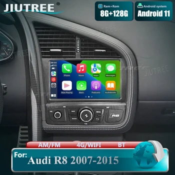 Автомагнитола для Audi R8 2007-2015 Android 2 Din GPS Навигация стереоприемник Головное устройство Мультимедиа MP3 плеер Беспроводной Carplay