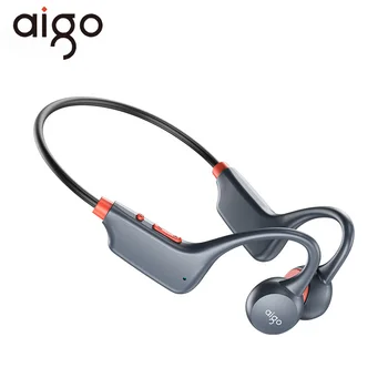 Беспроводные наушники Aigo G07 с истинной костной проводимостью, Bluetooth-гарнитура, Подвесной зажим для ушей, наушники Sports Type-C Long Range