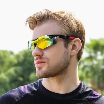 Велосипедные солнцезащитные очки Для мужчин И женщин, очки для спорта на открытом воздухе, Очки ночного видения UV400, Велосипедные очки для гольфа, очки для верховой езды в горах