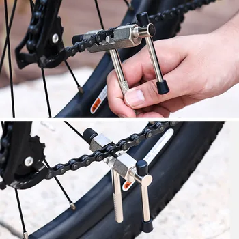 Выключатель цепи, разветвитель цепи велосипеда, инструмент для снятия металлических велосипедных цепей для ремонта, Разветвитель штыря велосипедной цепи, снять