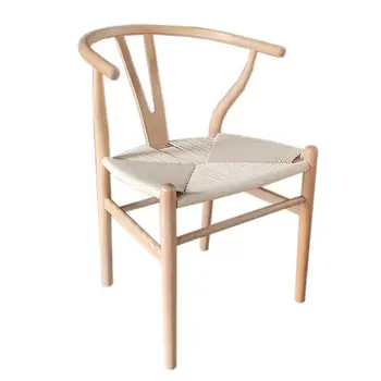 Деревянный стул с поперечными рычагами Hans Wegner Y-образный стул Мебель для столовой из массива дуба Роскошное обеденное кресло Мебель для гостиной