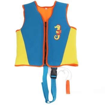 Детская куртка для рафтинга Неопреновый детский Спасательный жилет синего цвета для водного бассейна, Пляжа, подводного плавания, серфинга