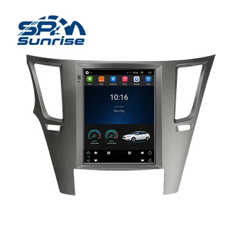 Для стереосистемы Android в стиле Tesla, универсальной автомобильной GPS-навигации, вертикального большого экрана для Subaru Legacy Outback 10,4 дюйма