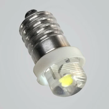 Лампа-факел 3/4,5/6 В, 0,5 Вт, 6000 К, белая светодиодная розетка E10, сменная лампа для светодиодной лампы-факела