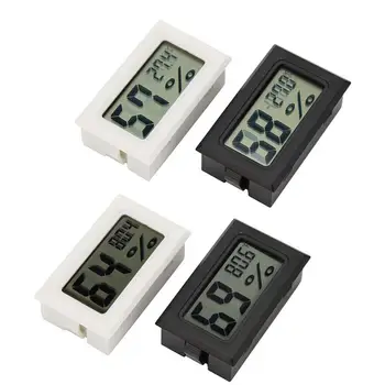 Мини-ЖК-цифровой электронный термогигрометр, Планировщик изменения температуры и влажности в помещении, датчик температуры окружающей среды в помещении.