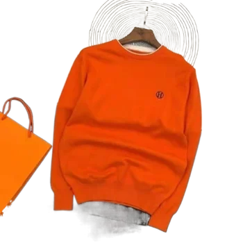 Мужской свитер с вышивкой буквами, повседневный топ, свитер